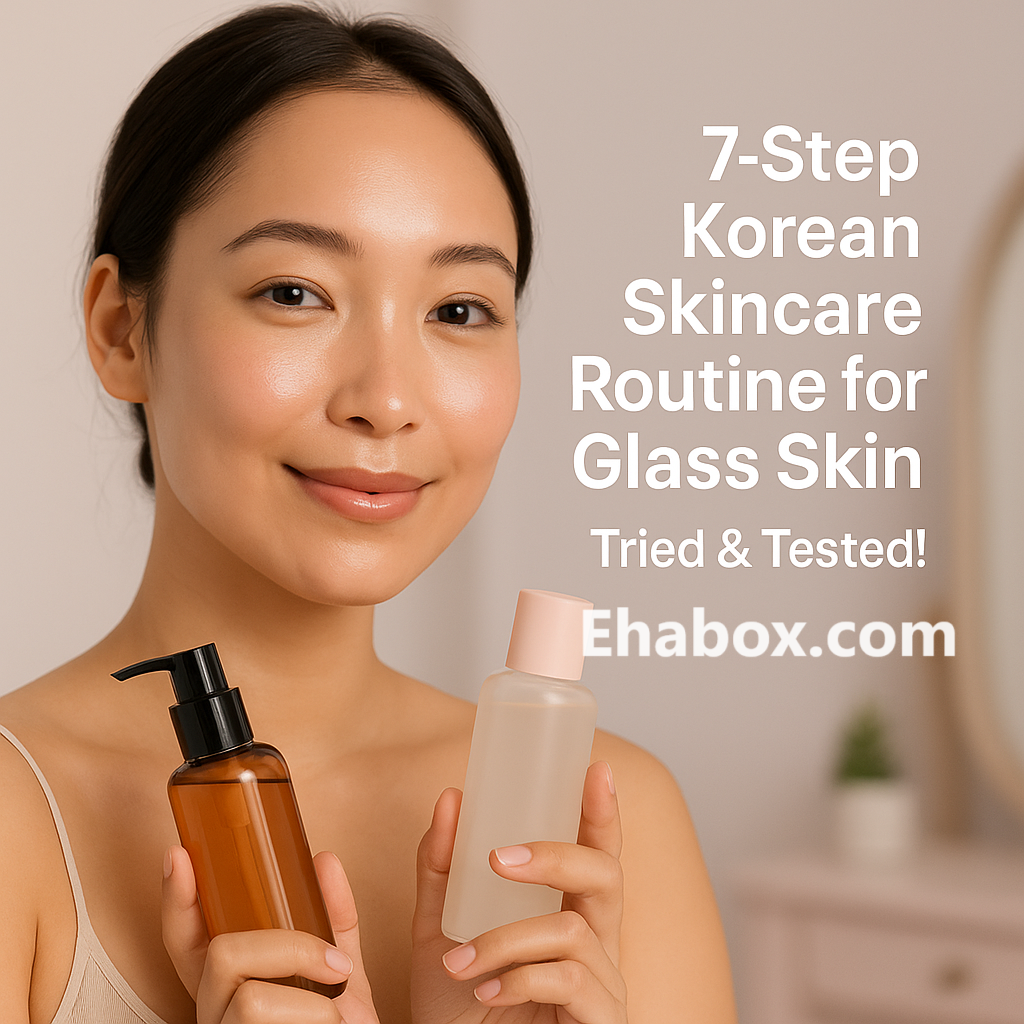 7-Step Korean Skincare Routine for Glass Skin – Tried & Tested!